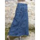 Jupe jeans longue