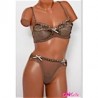 Soutien-Gorge String Cœur Strass