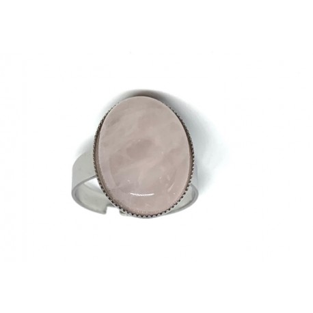 Bague Quartz Rose