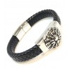 Bracelet Cuir Toille Araignée 