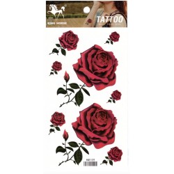 Tattoo Rose Rouge