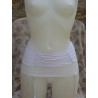 String et porte jarretelles tissu et dentelle