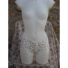 Shorty fleurs dentelle