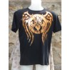 T-Shirt avec dessins devant et derrière